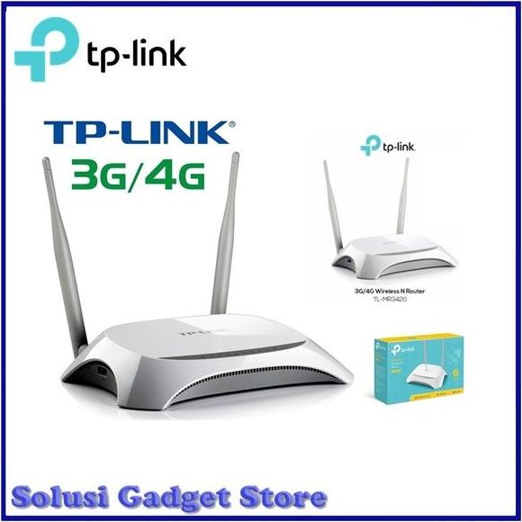 TERMURAH TP-LINK TL-MR3420-V2 -VERSI 2 VERSI TERBARU- 3G-4G WIRELESS E543ESSDG