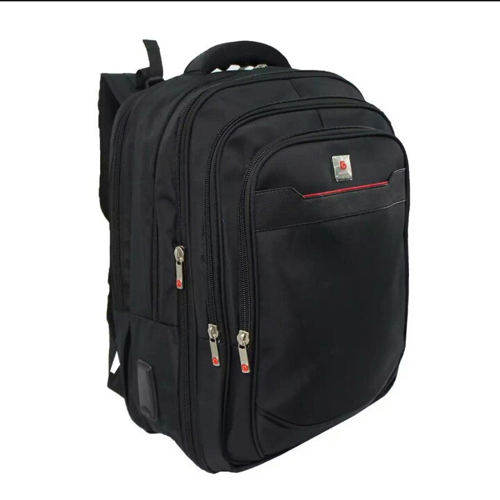 Polo Classic Tas Ransel Pria Dan Wanita Tas Punggung Backpack Original - Black