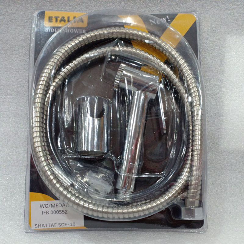 selang biddet/wc wasser chrome jet shower