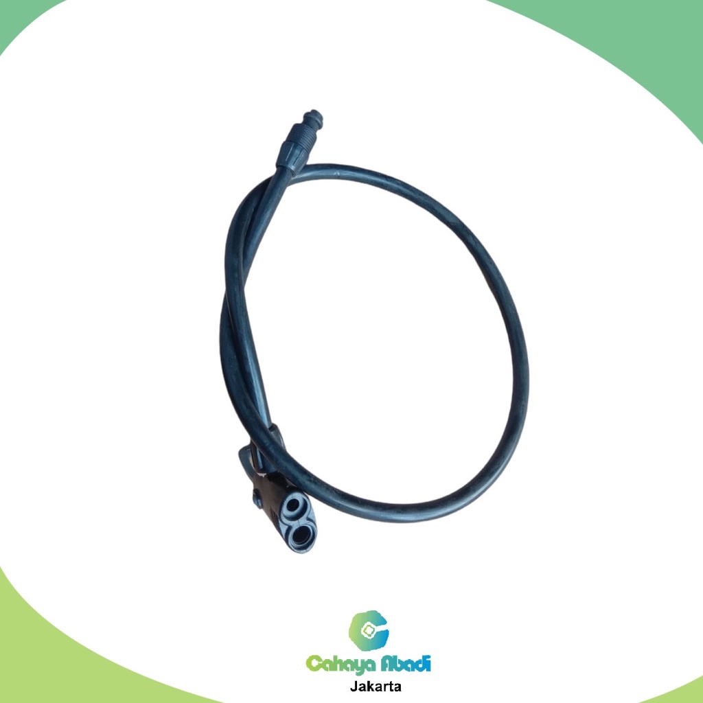 Selang pompa pixi karet hitam angin ban sepeda