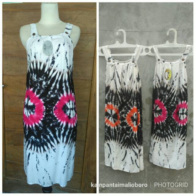 DASTER IBU YUKENSI TANKTOP MOTIF SINARAN BAHAN RAYON SANTUNG