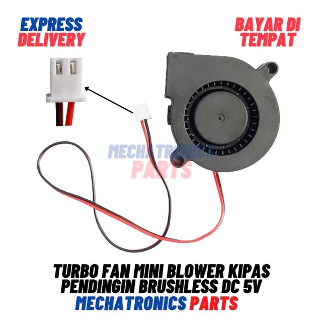 [5790] Turbo Fan Mini Blower Kipas Pendingin Brushless DC 5V