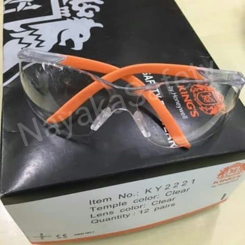 Kacamata Safety Clear Kings Ky2221 Honeywell / Kacamata Bening Ky2221 Fashion Kings by Honeywell