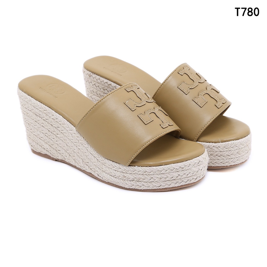 TB Double T Wedges Slide Sandals T780