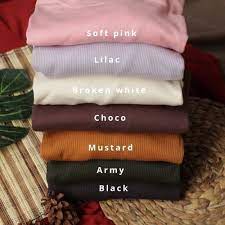 Kaos rib premium lengan panjang wanita atasan wanita lengan panjang kaos rib wanita kekinian