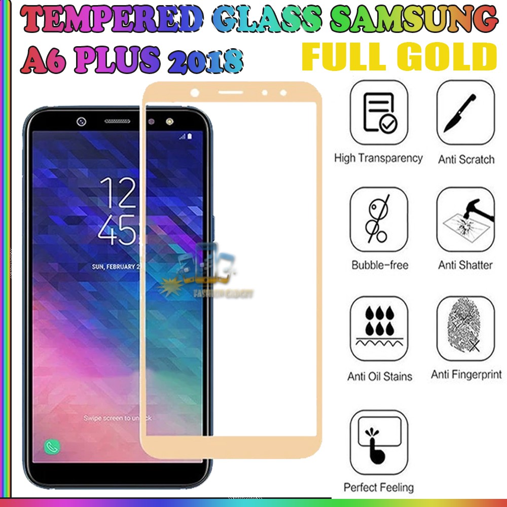 TEMPERED GLASS SAMSUNG A520 SAMSUNG A5 2017 SAMSUNG A6 2018 SAMSUNG A6 PLUS 2018 SAMSUNG A7 2018 ANTI GORES KACA TEMPER GLASS