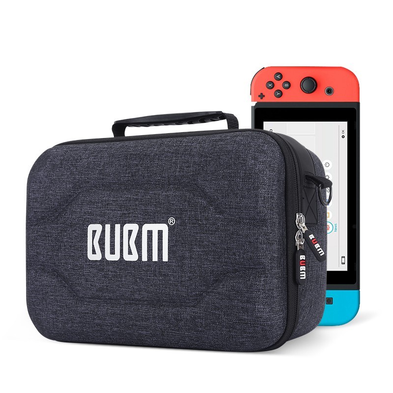 BUBM Travel Carrying Case For Nintendo Switch OLED Compartment Bag EVA