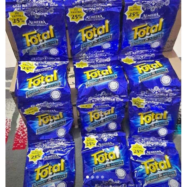 Deterjen Bubuk TOTAL ALMEERA Sachet 40g (6 Pcs)