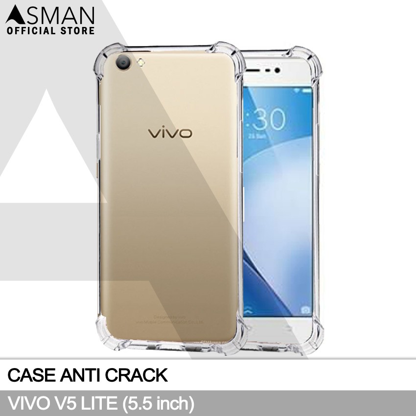 Anti Crack VIVO V5 Lite (5.5&quot;) | Soft Case Anti Bentur - Clear