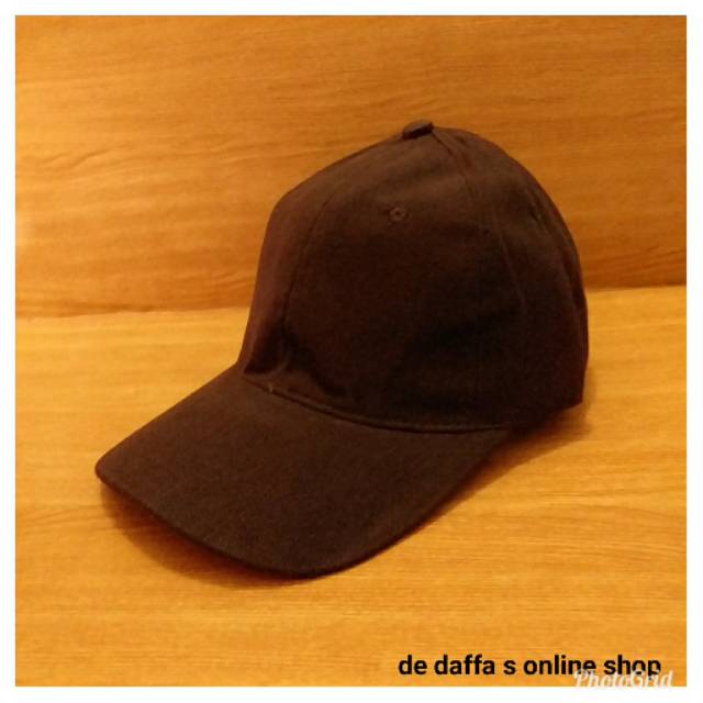 Topi Baseball  Dewasa Polos warna coklat Pria Wanita Casual Sport - Coklat tua