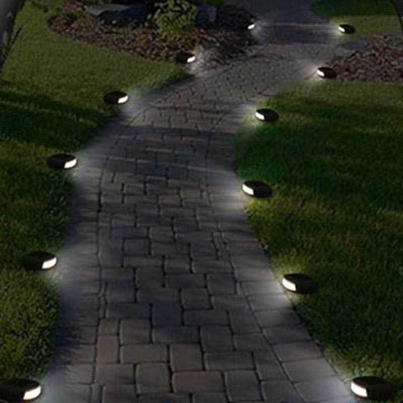 Bayar Ditempat SOLLED Lampu Hias Taman LED Solar Lamp Path Light Fake Stone - GA-002