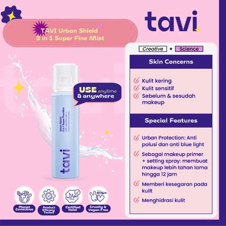 TAVI Serum / Face Mist / Toner / Cleanser