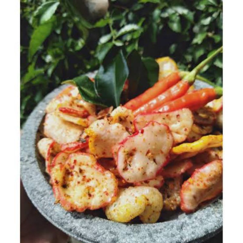 

TERMURAH kerupuk seblak/Makroni Bantat/Stik basreng/Pangsit cikeruh/Bihun kremes