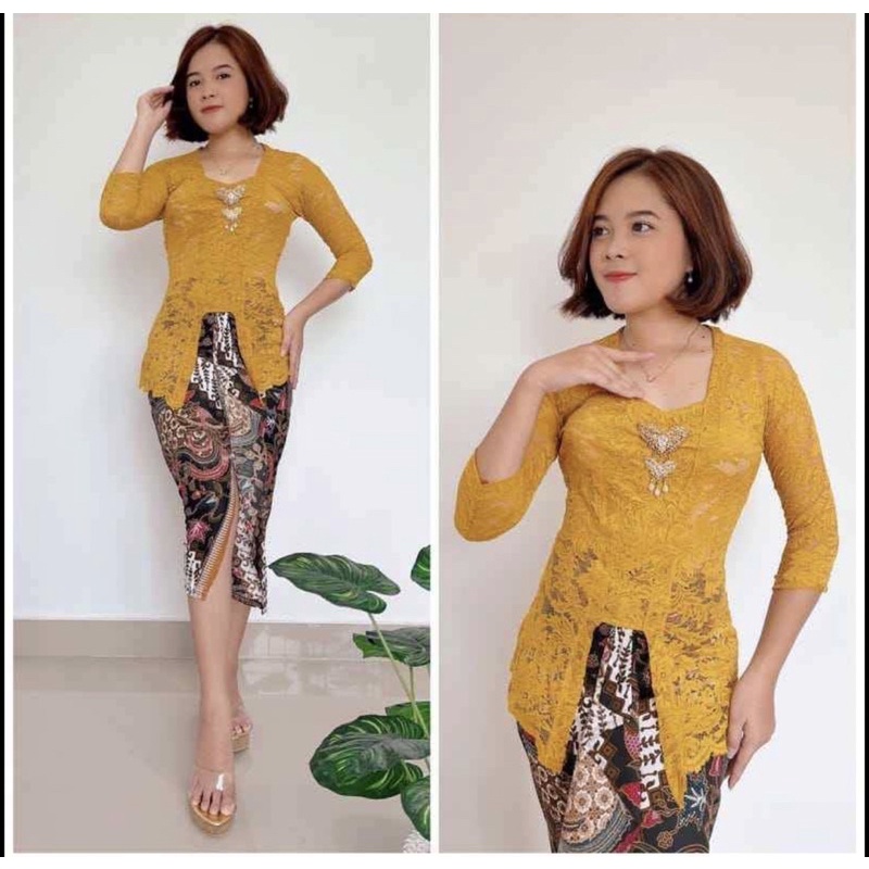 Kebaya bali sofia strech bet lengan 3/4