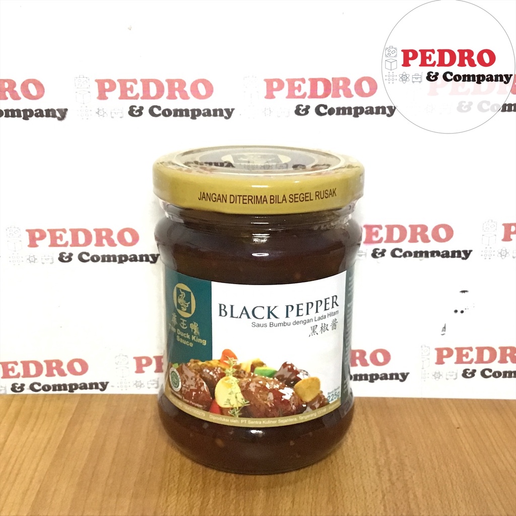

The duck king sauce black pepper 225 gram - lada hitam sapi