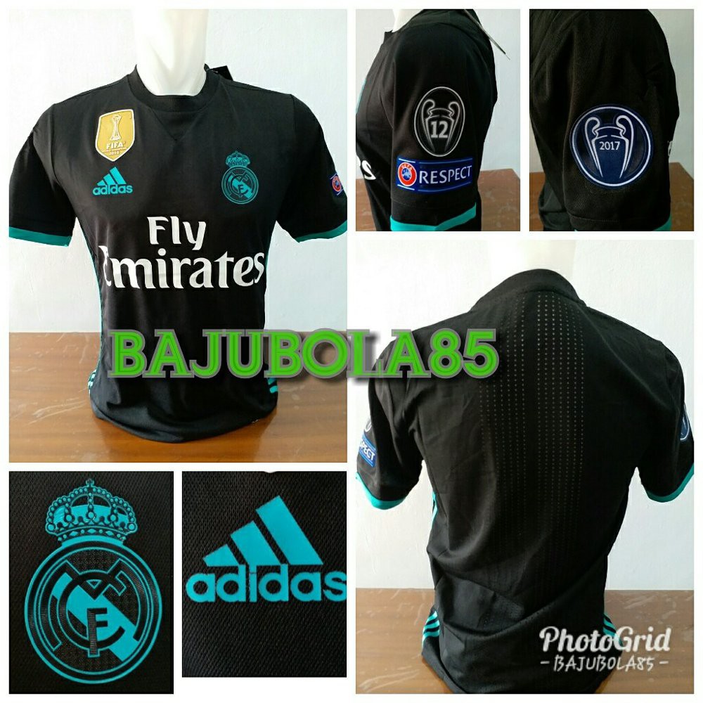 REAL MADRID AWAY 2017 ADIZERO FULLPATCH UCL Bagus