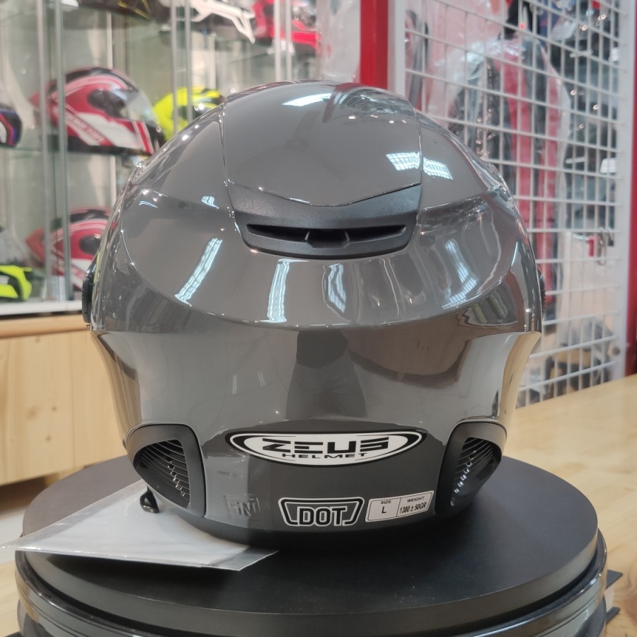 Zeus ZS611 GREY 11C Double Visor Z611 611-8