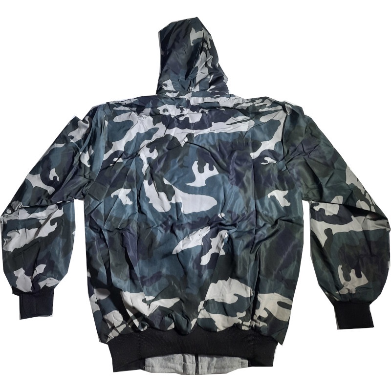 Jaket  Parasut Hoodie Motif Loreng (B0027/B0028)