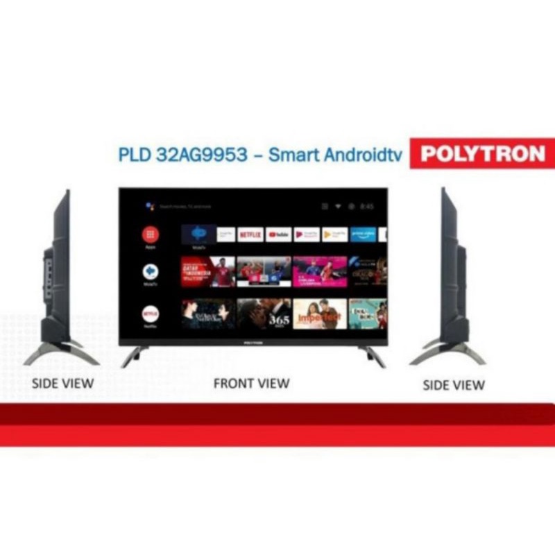 POLYTRON 32inch PLD32AG9953 Android Smart TV Digital Frameless