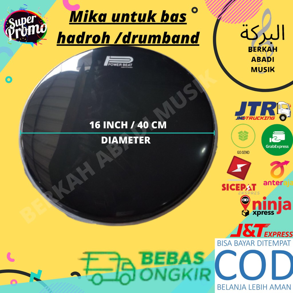 Mika bas hadroh Mika bass hadroh 16inc Mika drumband Mika dramband Mika drum band Mika dram band