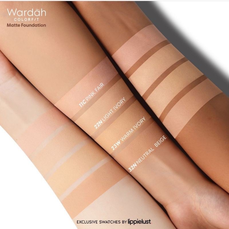 Wardah Colorfit Matte Foundation - Foundation SPF 30 dengan Oil Control &amp; Tahan Lama Hingga 12 Jam