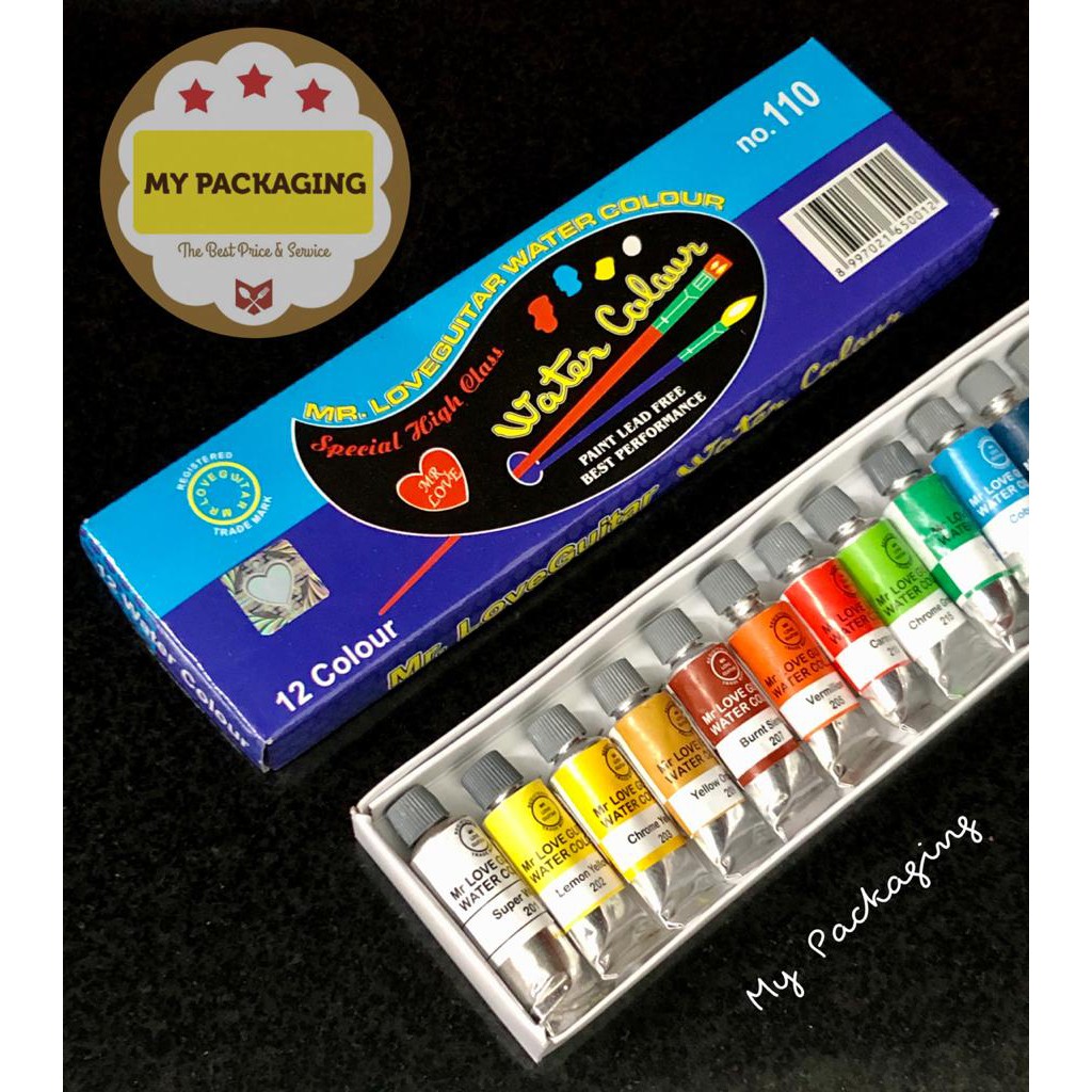 Cat Air 12 Warna - WATER COLOUR