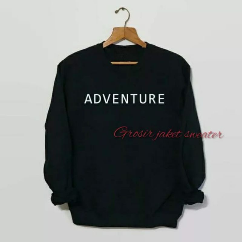 Jaket sweater basic pria wanita (ADVENTURE)