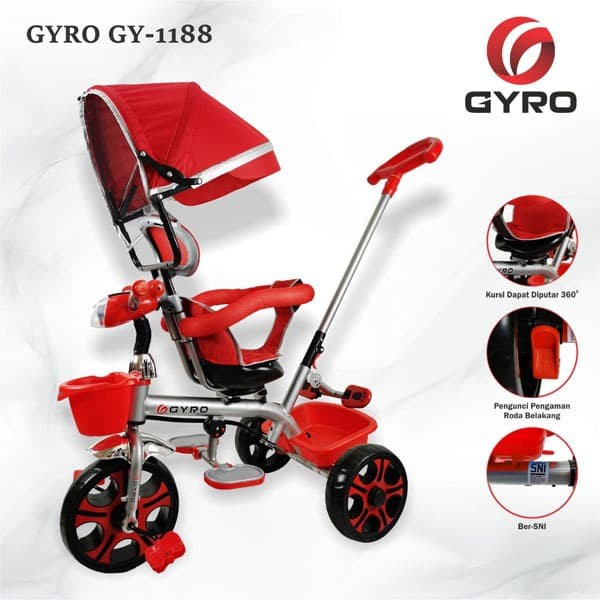 SEPEDA ANAK RODA 3 GYRO ST-GY-1188