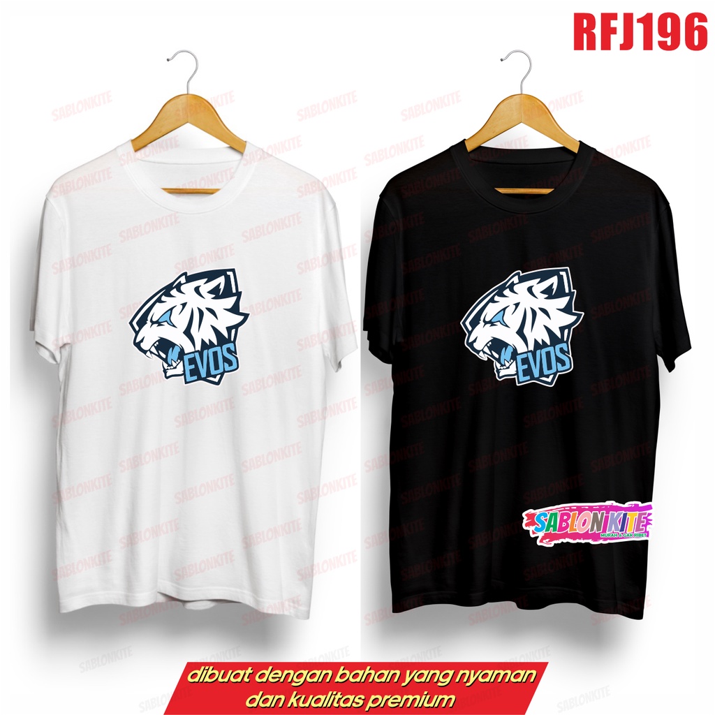 MURAH!!! KAOS GAME ANAK DEWASA RFJ196 E.V.O.S