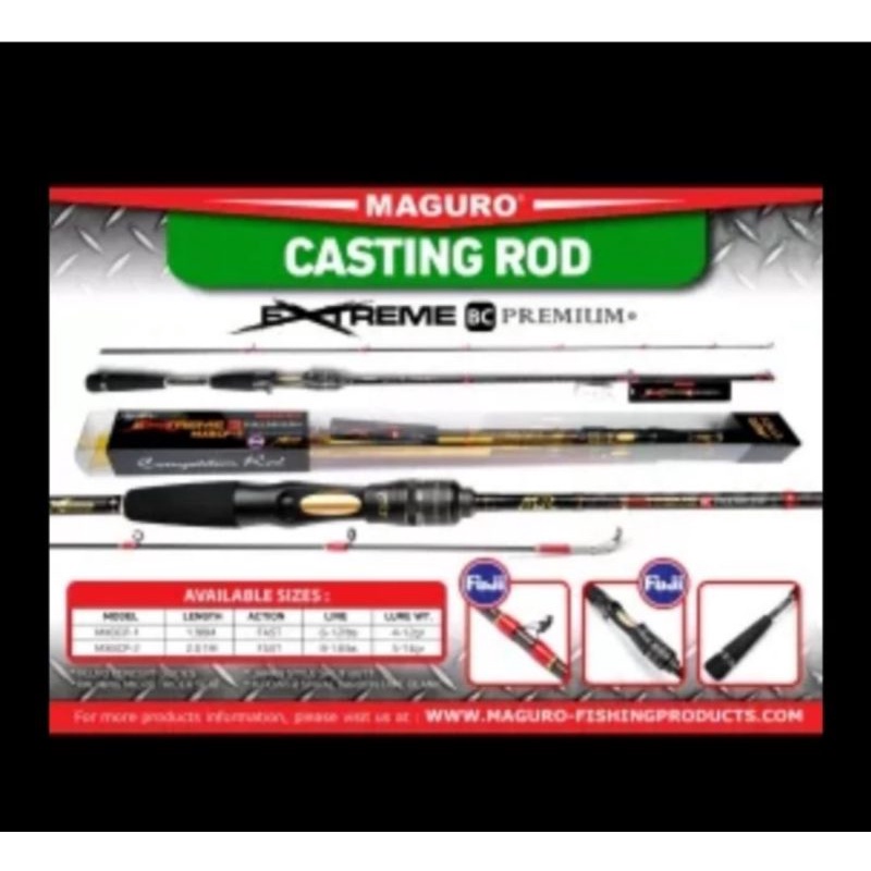 joran maguro extreme bc premium 201 cm joran baitcasting