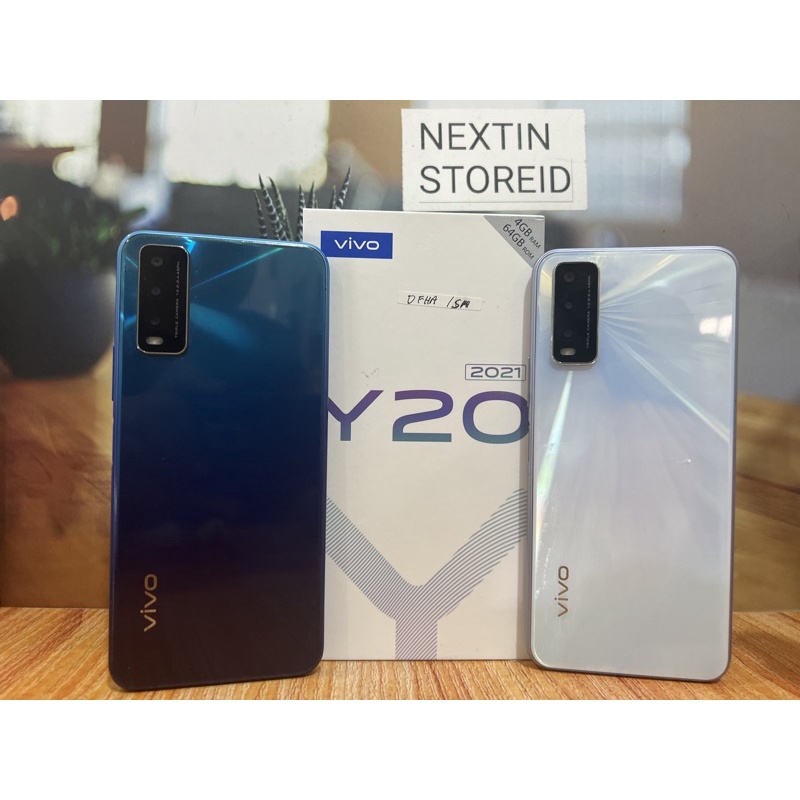 VIVO Y20 2021 4/64 BEKAS MULUS ORIGINAL