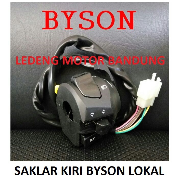 Saklar Kiri Byson Switch Kabel Tombol Klakson Sen Lampu Dim Lokal