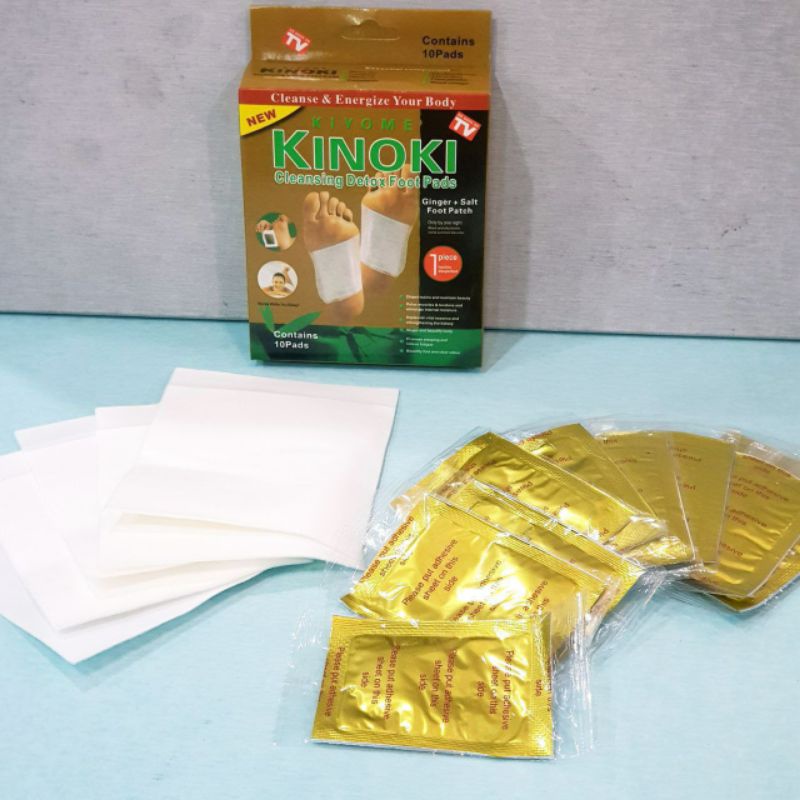 KINOKI GOLD 1box 10pcs Jamu Koyo koyok kaki detok penyakit penghilang racun dalam tubuh penghalus kulit