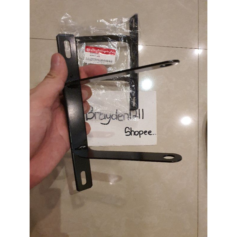 BREKET PLAT NOMOR YAMAHA WR155/DUDUKAN PLAT NOMOR YAMAHA WR155/BREKET PLAT NOMOR WR 155