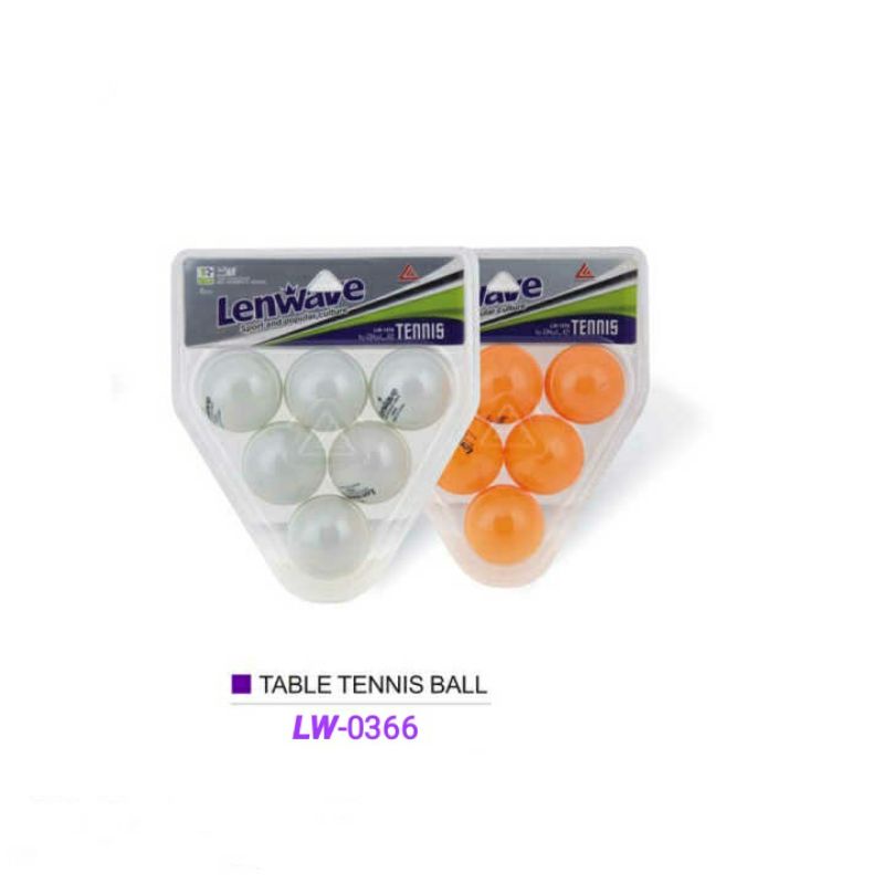 Bola Tenis Meja Lenwave isi 6 MC449