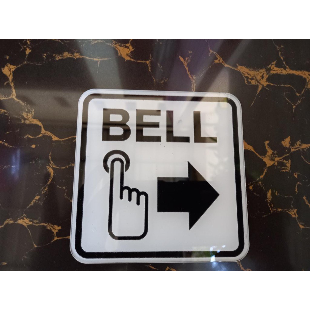 PAPAN NAMA BELL ACRYLIC