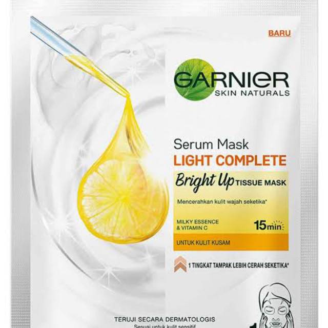 Garnier serum mask light complete