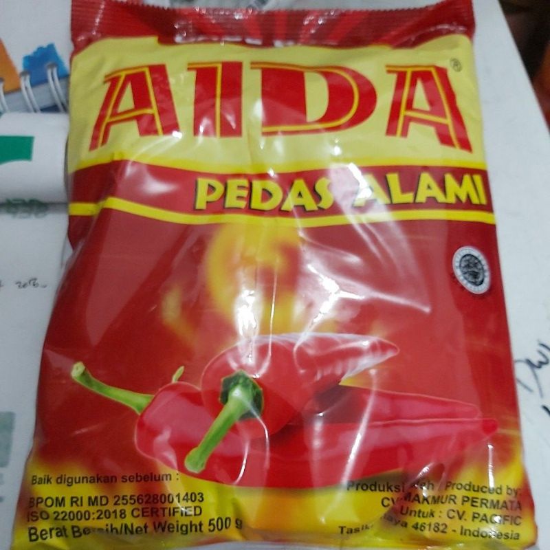 

aida(bubuk cabe alami 500gr)