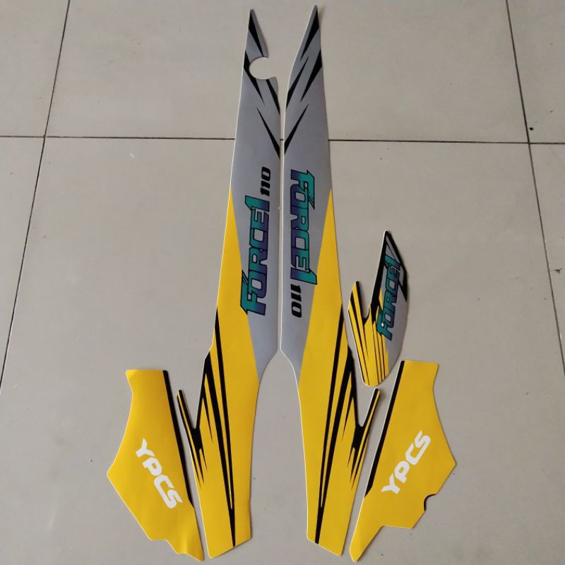 Striping Force one 1yamaha 110 1994 Stiker Motor yamaha force one 110 1994 Standar