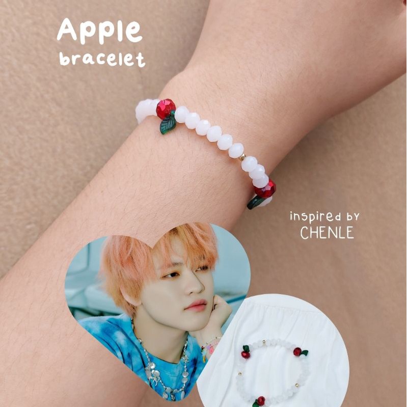 Apple Bracelet inspired by Chenle Nct DREAM Hello Future / Chenle Bracelet / Gelang Chenle