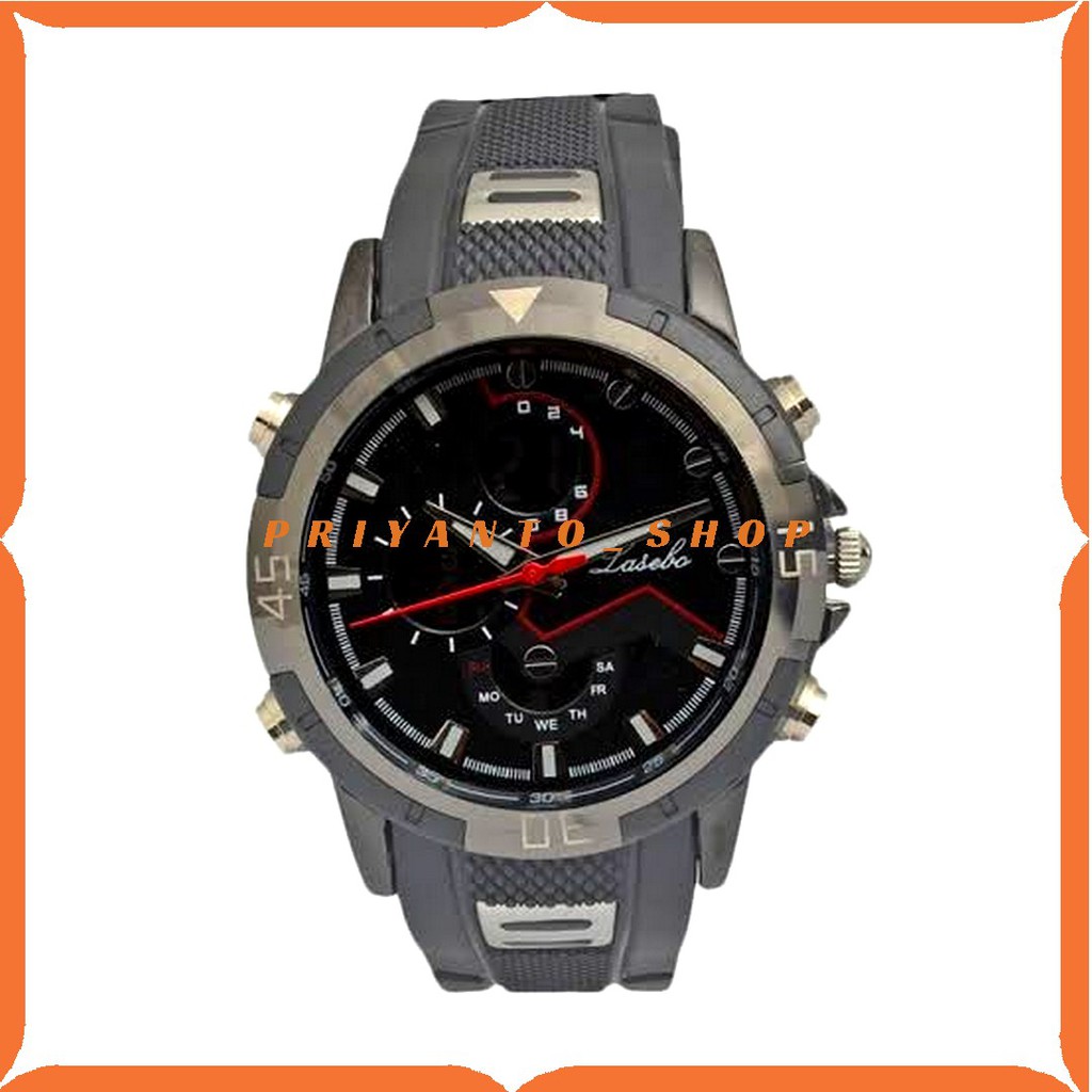 STRAP TALI JAM TANGAN LASEBO 981 RUBBER TALI JAM LS-981 LSB 981 HITAM