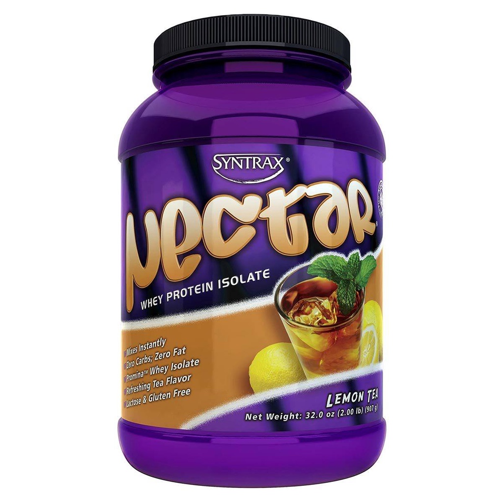 Syntrax Nectar Whey Protein 2 LB LBS Isolate Lactose Gluten Free