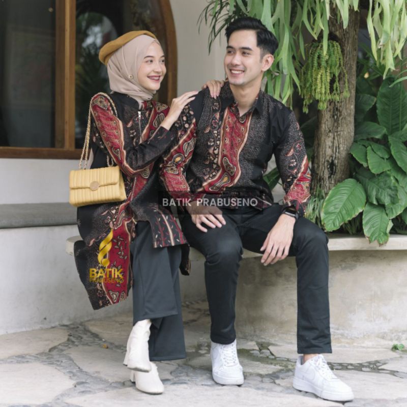 BATIK COUPLE MODERN TERBARU MOTIF GUSTI ORIGINAL PRABUSENO