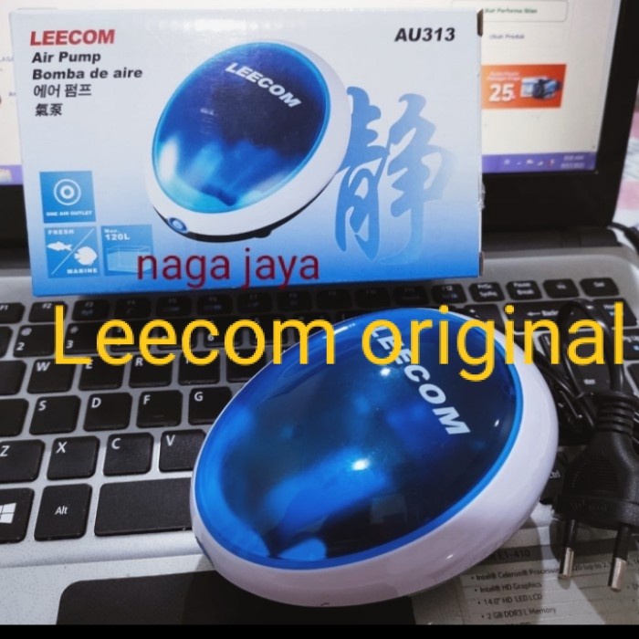Leecom Au 313 Aerator 1 Lubang Pompa Udara Aquarium Super Silent