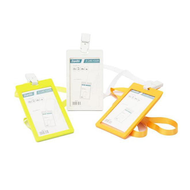 

Id Card Holder Lanyard Potrait Bantex 8865 Item Asli