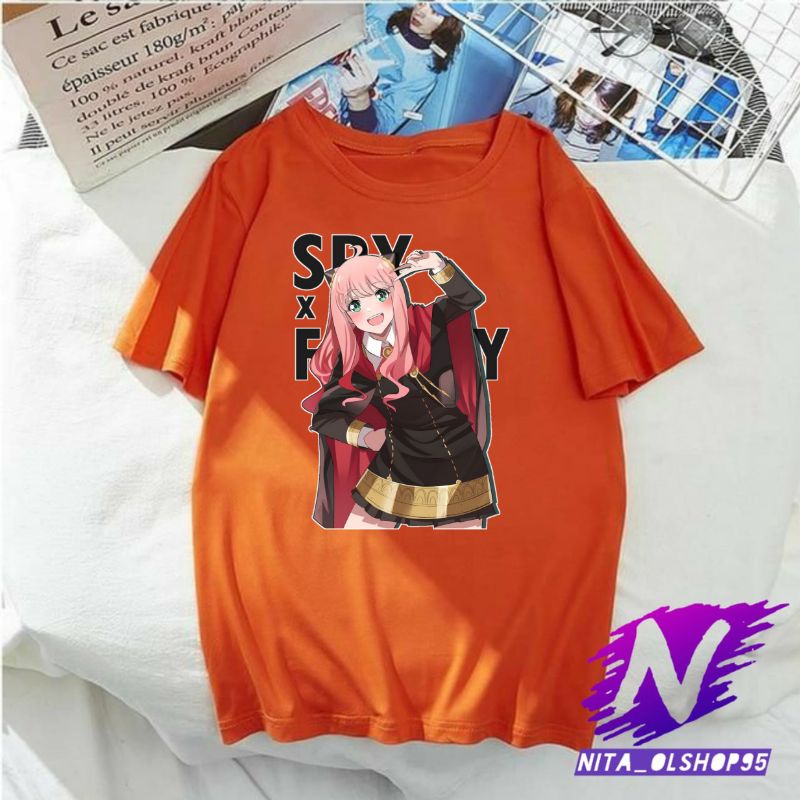 kaos anak anya forger lucu baju anime spy x family baju anya lucu