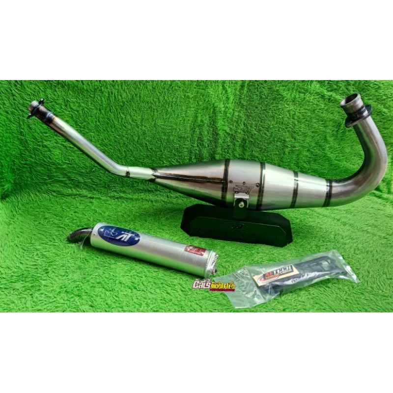 KNALPOT BIG VOLUME GALVANIS PLAT ORIGINAL AITECH TYPE COBRA PNP NINJA R DAN Rr-2