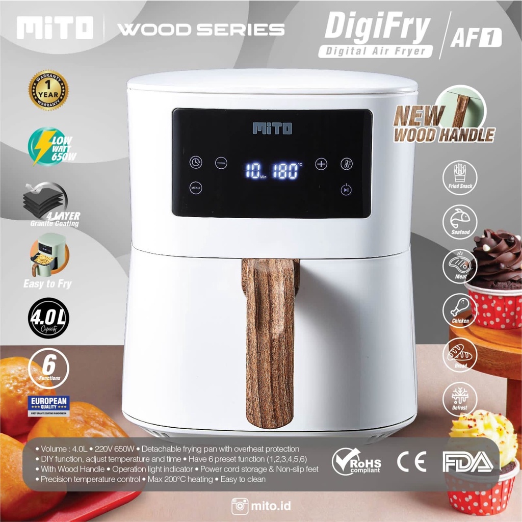 AIR FRYER MITO AF-1 / AF1 MITOCHIBA SPESIAL DISKON