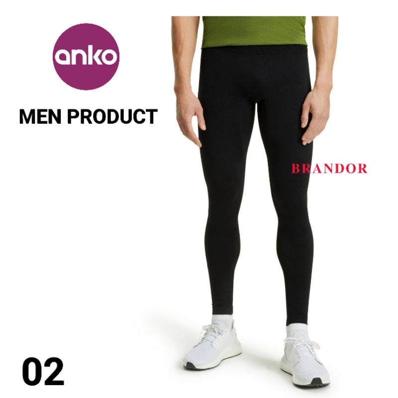 menlg02 - MEN COMPRESSION LEGGING - POCKET BACK By ANKO