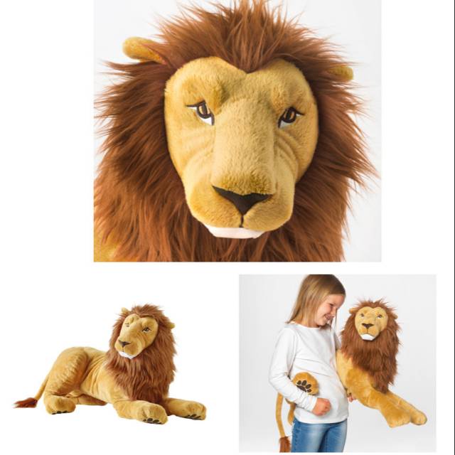 ikea lion plush